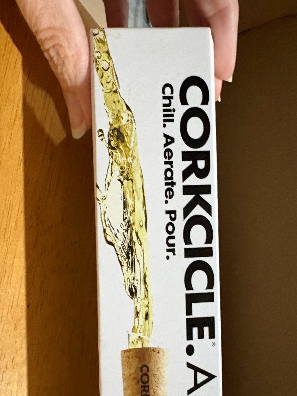 Corkcicle Air 4 in 1 Wine Chiller, Aerator, Pourer, and Stopper New In Box